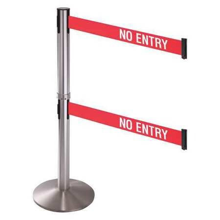 RETRACTA-BELT 330DSASS-NE BARRIER POST 3 IN BELT W NO ENTRY