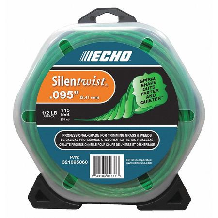 ECHO 321095060 TRIMMER LINE 80 FT L 0.095 DIA.