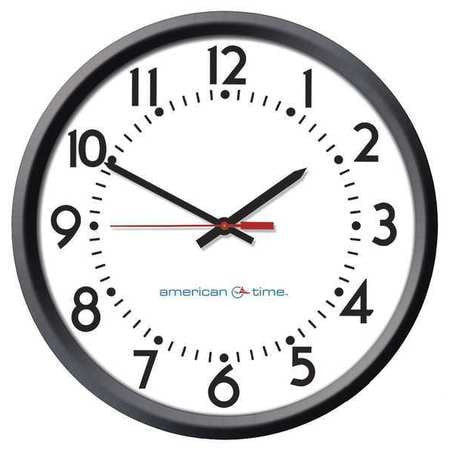 AMERICAN TIME E56BAQD304BP WALL CLOCK ANALOG BATTERY