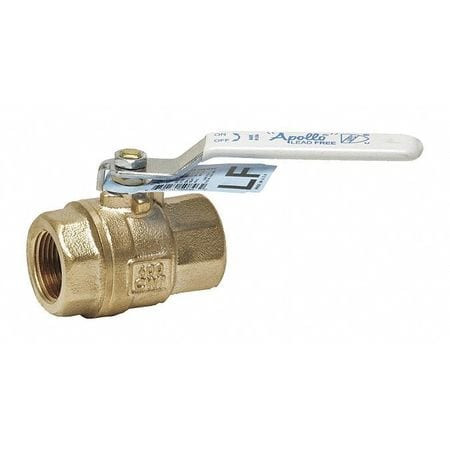 APOLLO 77CLF10501A BALL VALVE 2-WAY LEAD-FREE BRONZE 1 IN.