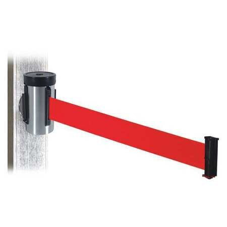 RETRACTA-BELT WH700SS-RD-MM BELT BARRIER SATIN SS RED BELT 10 FT L
