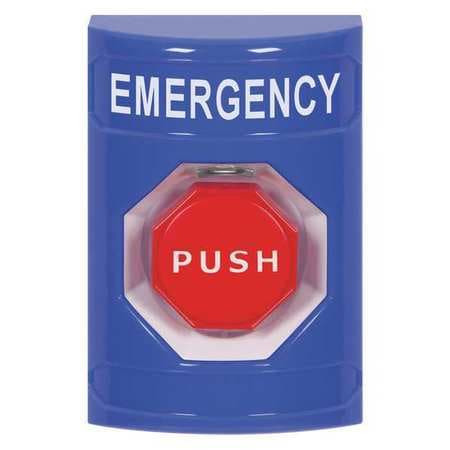 SAFETY TECHNOLOGY INTERNATIONAL SS2405EM-EN EMERGENCY PUSH BUTTON BLUE RED BUTTON