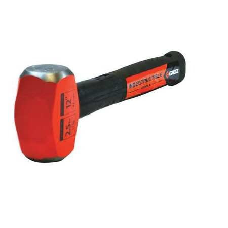 GROZ 34500 INDESTRUCTIBLE CLUB HAMMER,2.5 LB.,12"