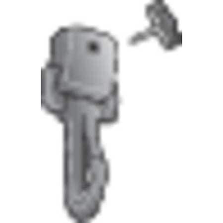 GEAR KEEPER AC0-1004 SNAP-ON CLIP 3 IN L SS THREADED STUD