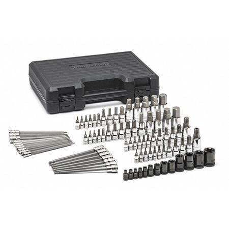 GEARWRENCH 80742 SAE/METRIC HEX BIT SOCKET SET 84PCS.
