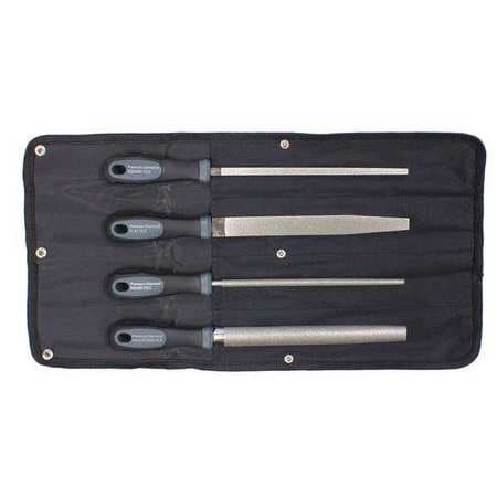 IPA 8108 PREMIUM DIAMOND COATED HAND FILES,4 PCS.