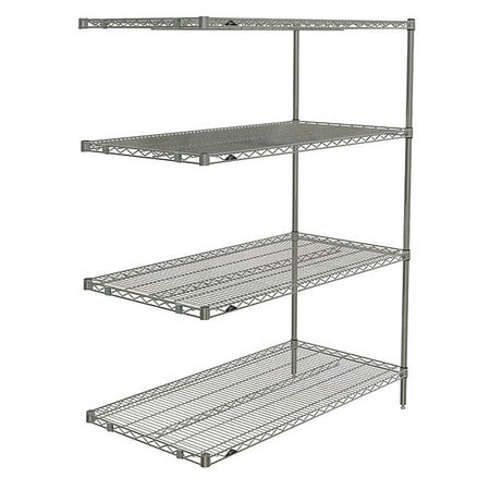 METRO 74P-2 1860NC-4 9995Z-8 WIRE SHELVING UNIT 74INHX18INWX60IND