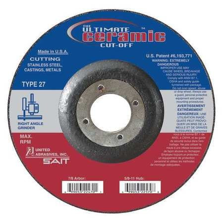 UNITED ABRASIVES-SAIT 22472 ABRASIVE GRINDING WHEEL