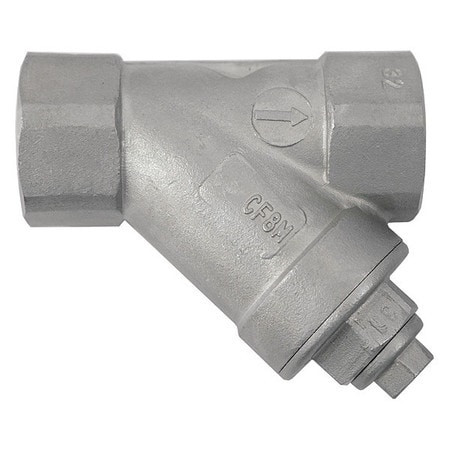 INTECH YSS-50 Y STRAINER 316 SS 1/2 FNPT X FNPT PTFE
