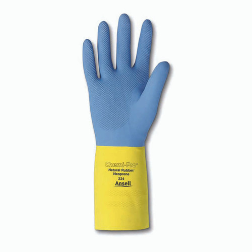 ANSELL 87-224-8 SIZE M (8), 13" LONG, 27 MIL THICK, SUPP