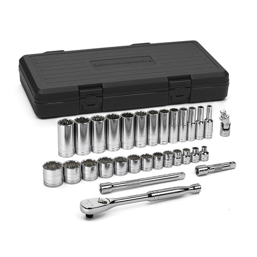APEX TOOL GROUP 80568 GEARWRENCH 30PC 3/8DR 12PT SAE SKT SET S