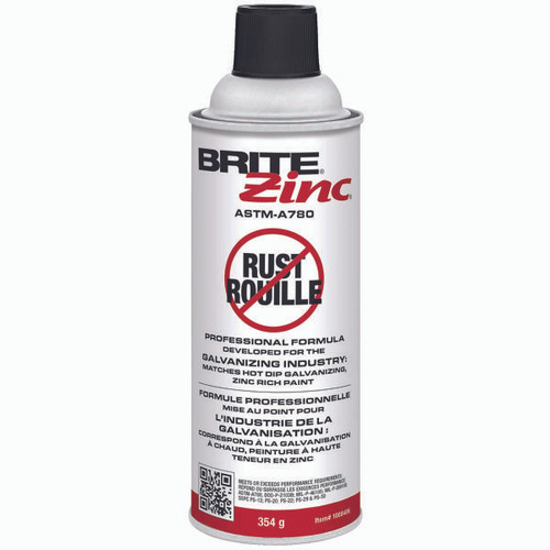 CRC CHEMICALS B-100 BRITE ZINC GALVANIZING COMPOUND, 12.5OZ,