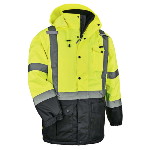 ERGODYNE 25563 JACKET,8384 HI-VIS,LIME,M