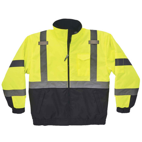 ERGODYNE 25627 JACKET,8377 HI-VIS,LIM,3X
