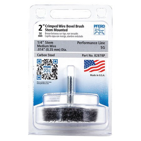 PFERD 82878P MTD FLARED CUP,.014CS WIRE,2"