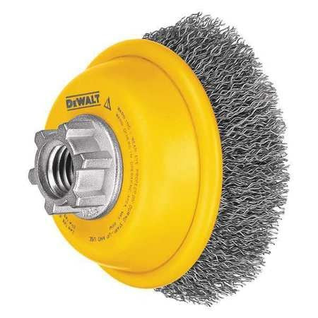 DEWALT TOOLS DW49102 6"X5/8"-11 HP.014 CARBNCRIMPWIRECUPBRUSH