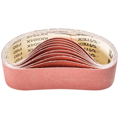 PFERD 49214 COATED BELT,AL/OXD,3"X21",80 GRIT
