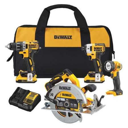 DEWALT TOOLS DCK483D2 20V MAX XR LI-ION COMPACT 4-TOOL K