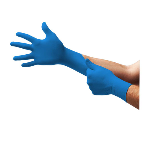 ANSELL SG-375-L DISPOSABLE GLOVES,RUBBER LATEX,L,PK50