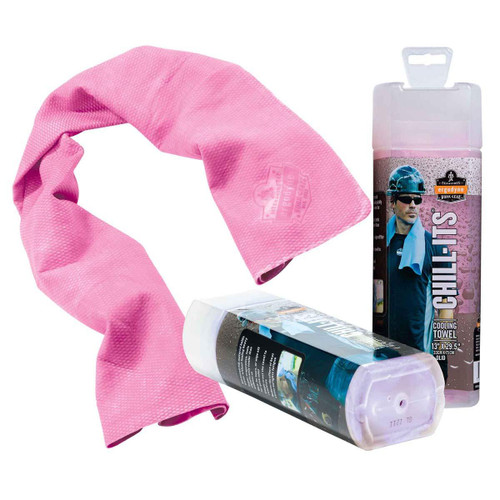 ERGODYNE 12442 TOWEL,6602 COOLING PINK