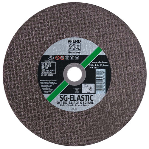 PFERD 64239 PORT CUT OFF WHEEL,MASONRY,16"X3/16"X1"