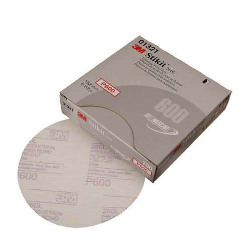 3M 60010021073 PSA SANDING DISC,POLY,6IN,P800G,PK400
