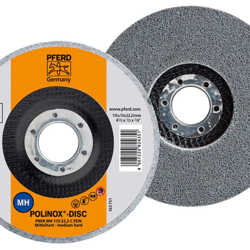 PFERD 48490 UNITIZED DISC,4-1/2"X5/8"-11"