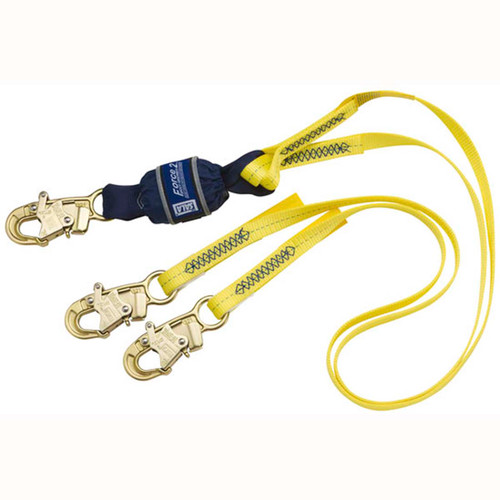 3M 1246161 SHOCK-ABSORBING LANYARD,YELLOW