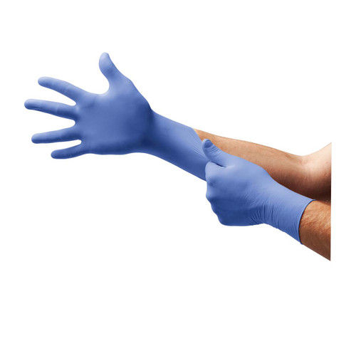 ANSELL N734 DISPOSABLE GLOVES,NITRILE,XL,PK100
