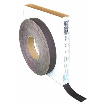 PFERD 47109 SHOP ROLL,RESIN,LIGHT DUTY,240 GRIT,1"