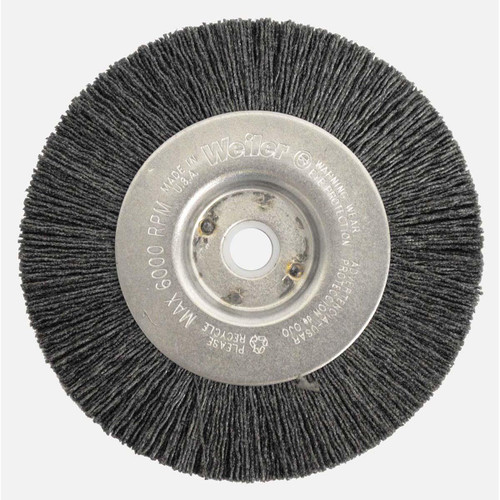 WEILER CORPORATION 86165 4" 120 GRIT CERAMIC CRIMPED DISC BRUSH