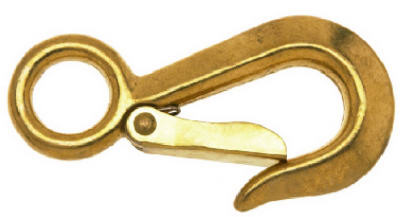 APEX TOOL GROUP T7620804 RIGID EYE SNAP HOOK, BRONZE, 3/4-IN.
