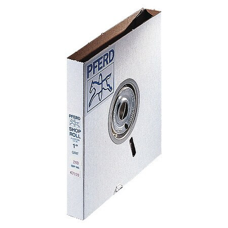 PFERD 47106 SHOP ROLL,RESIN,LIGHT DUTY,150 GRIT,1"