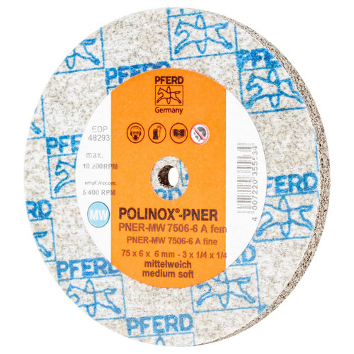 PFERD 48293 UNITIZEDWHEEL,3AF,3"X1/4"X1/4"