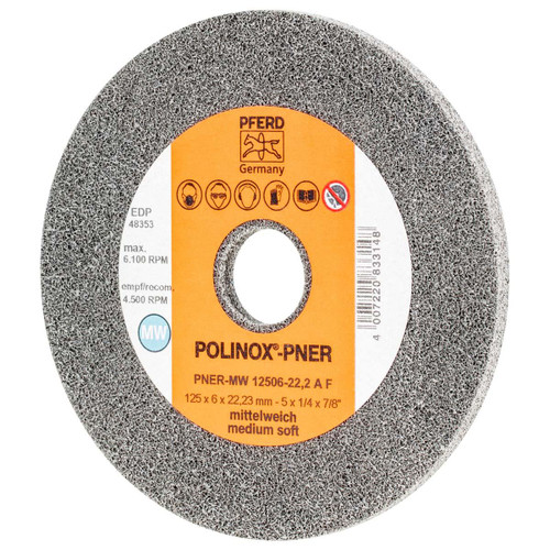 PFERD 48353 UNITIZED WHEEL,3AF,5"X1/4"X7/8"