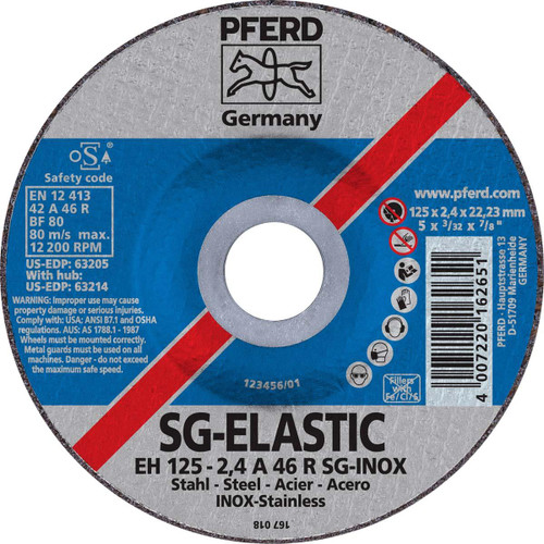 PFERD 63205 CUT-OFF WHEEL,T27,5" X 3/32"