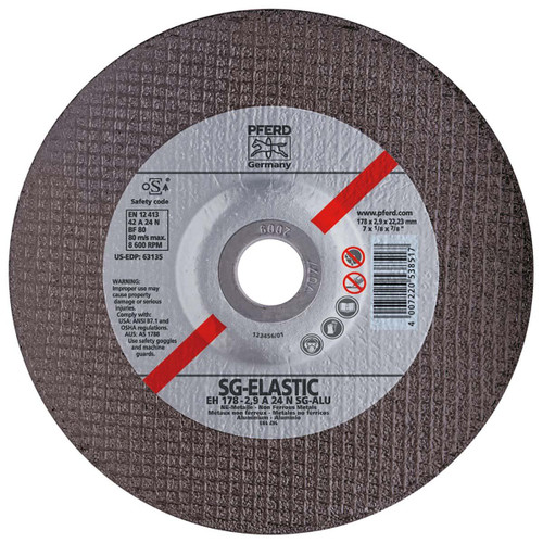 PFERD 63178 CUT-OFF WHEEL,46 GRIT,T1,5" X.045"