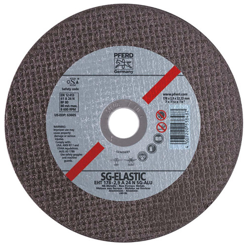 PFERD 63597 CUT-OFF WHEEL,T1,6"X.045"