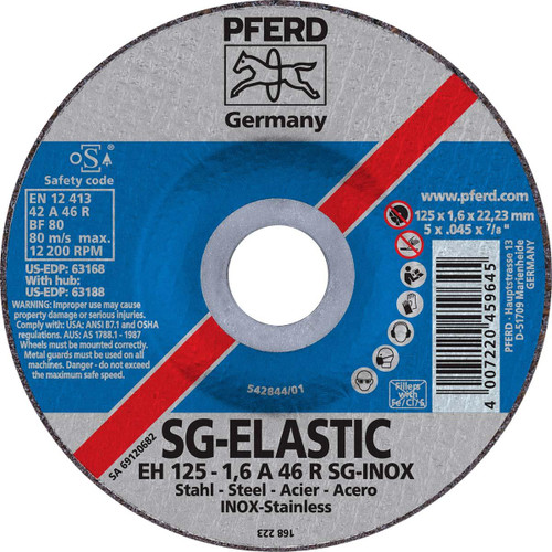 PFERD 63168 CUT-OFF WHEEL,5" X.045"