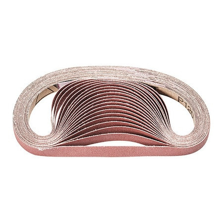 PFERD 49038 COATED BELT,AL/OXD,1/2"X18",120 GRIT