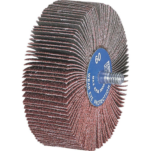 PFERD 45452 QUICK FLAP WHEEL,120 GRIT,3"X1"X1/4"