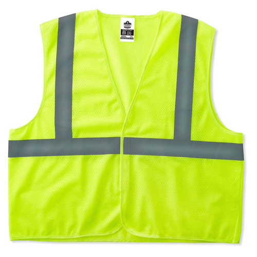 ERGODYNE 20971 VEST,8205HL CLASS 2,LIME,