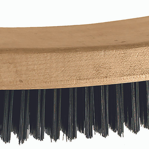 PFERD 85082 STRAIGHT BACK BLOCK BRUSH,CS WIRE,6"X19"