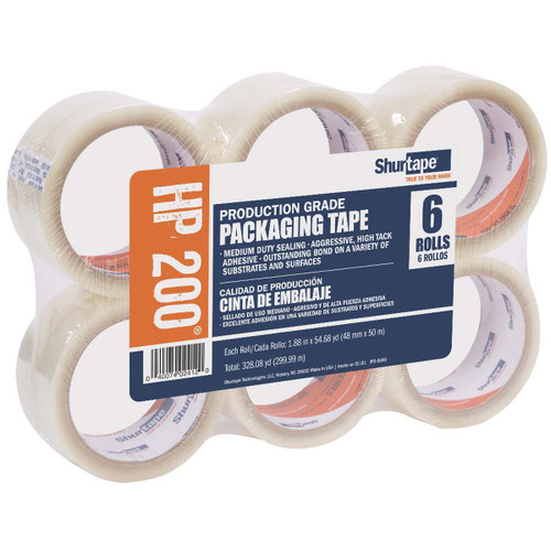 SHURTECH BRANDS 250141 HP 200 CLR-48MM X 50M-H