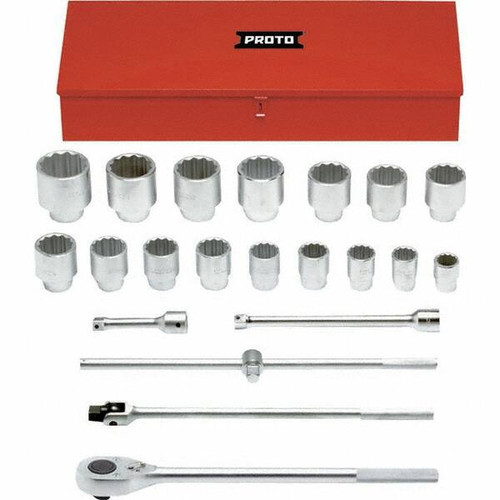 PROTO J57102A PROTO22PC 1IN DR 12PT SKT SET SAE