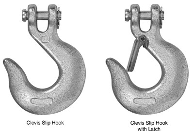 APEX TOOL GROUP T9504415 CLEVIS SLIP HOOK WITH LATCH, 5/16-IN.