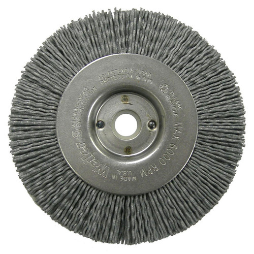 WEILER CORPORATION 31134 6" OD, 5/8" ARBOR HOLE, CRIMPED CERAMIC 