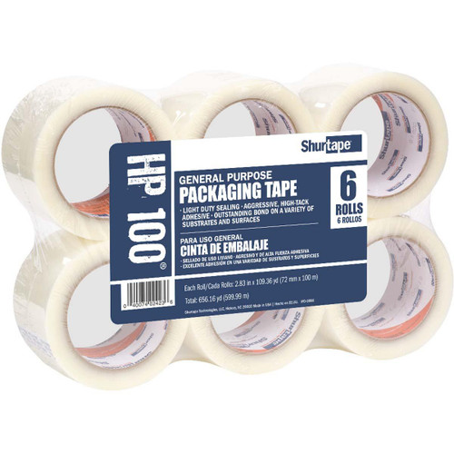 SHURTECH BRANDS 104482 HP 100 CLR-72MM X 100M-H