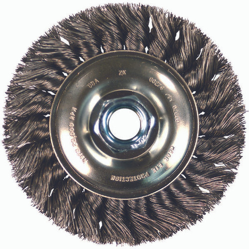 PFERD 82471 STANDARD KNOT WHEEL,.014CS WIRE,6"