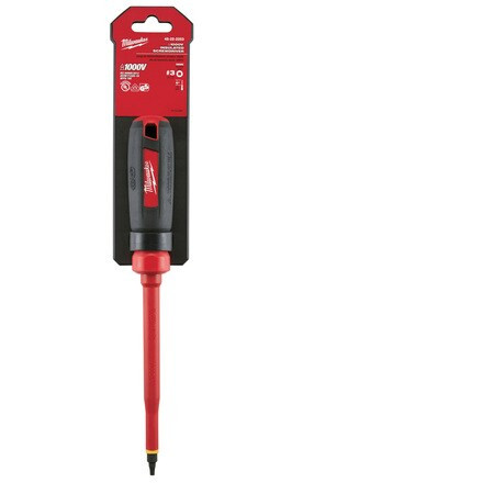 MILWAUKEE ELECTRIC TOOLS 48-22-2253 #3 SQUARE - 6" 1000V INSULATED SCREWDRIV
